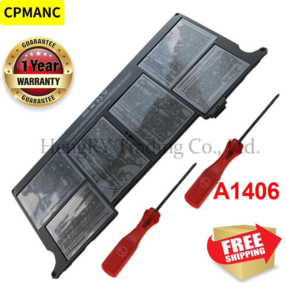 

35Wh 7.3V Laptop A1406 Battery For Apple MacBook Air 11" Inch A1370 Mid 2011 MC968LL/A A1465 Mid 2012 MD223LL/A Series