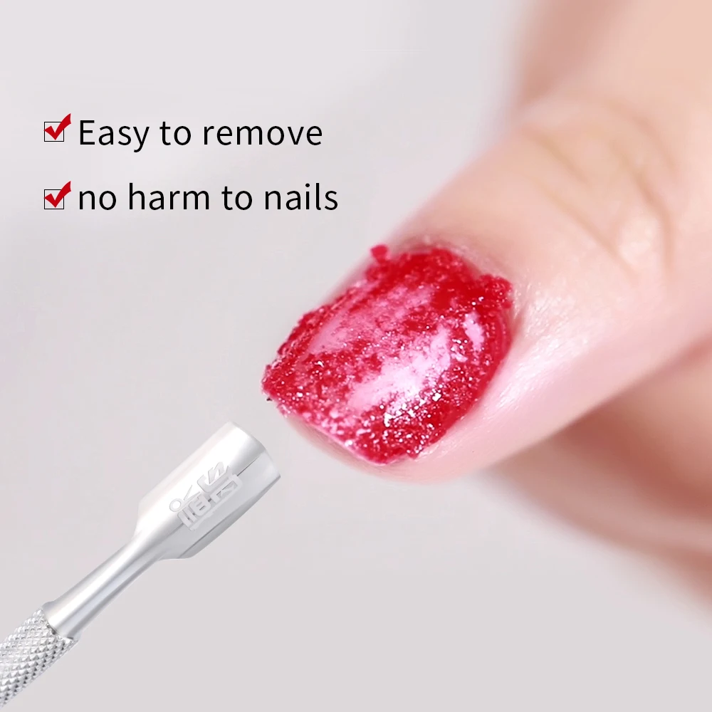 Vendeeni Nail Gel Polish Magic Remover For Manicure Base Top Coat Fast Clean Within 2-3 MINS UV Burst Gel Nail Polish Remover