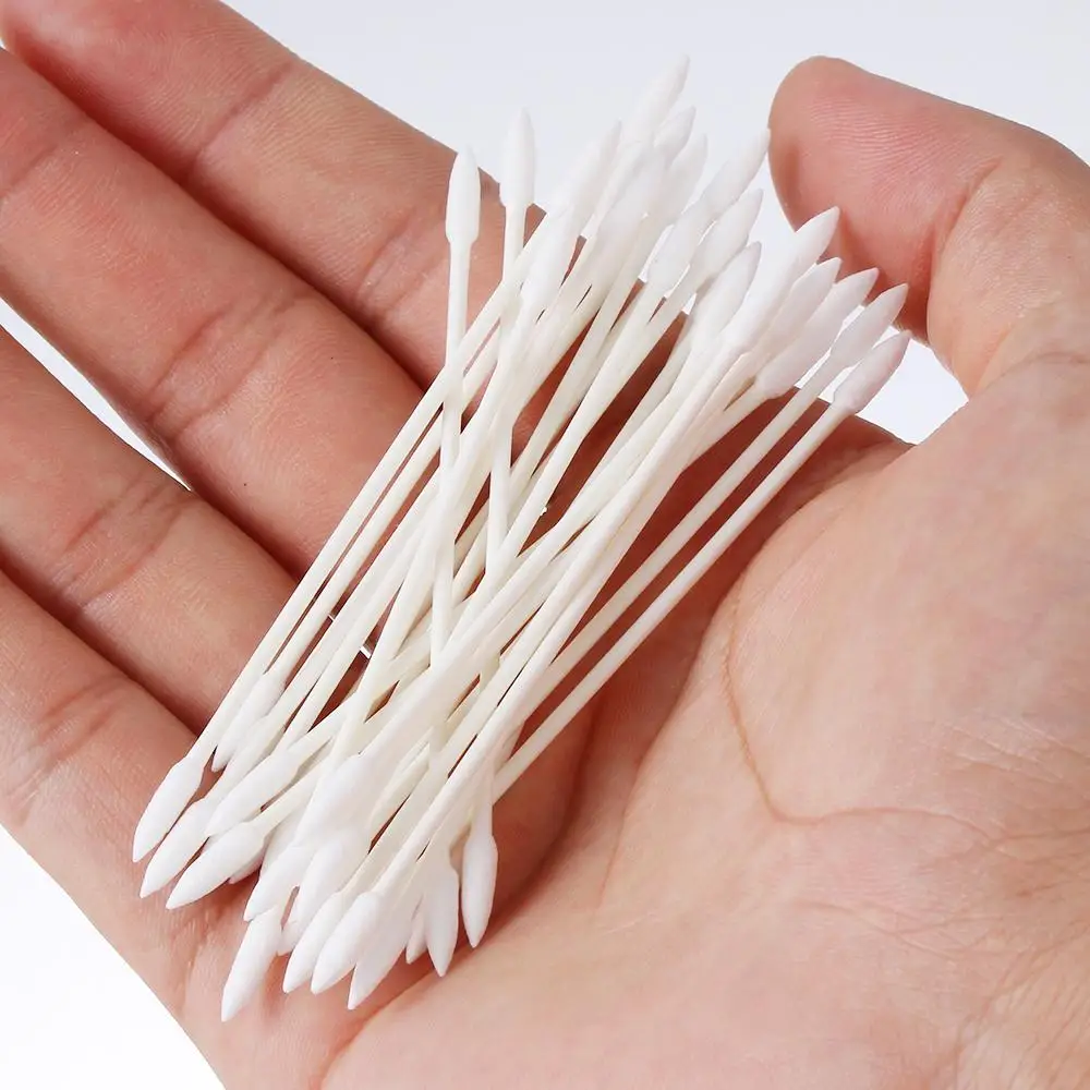 25/50pcs Pro Cleaning Swab Disposable Cotton Stick For AirPods Earphone Phone Charge Port