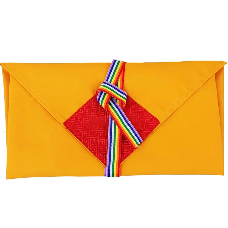 

Tibetan Buddhist Supplies, Xiumanzabu Apron, Xiuman Tea Tray, Mandapanman Yellow Cloth Ribbon