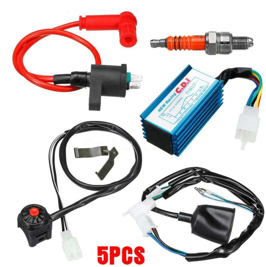 

5 шт., набор катушек для электропроводки 50/110/125/150cc