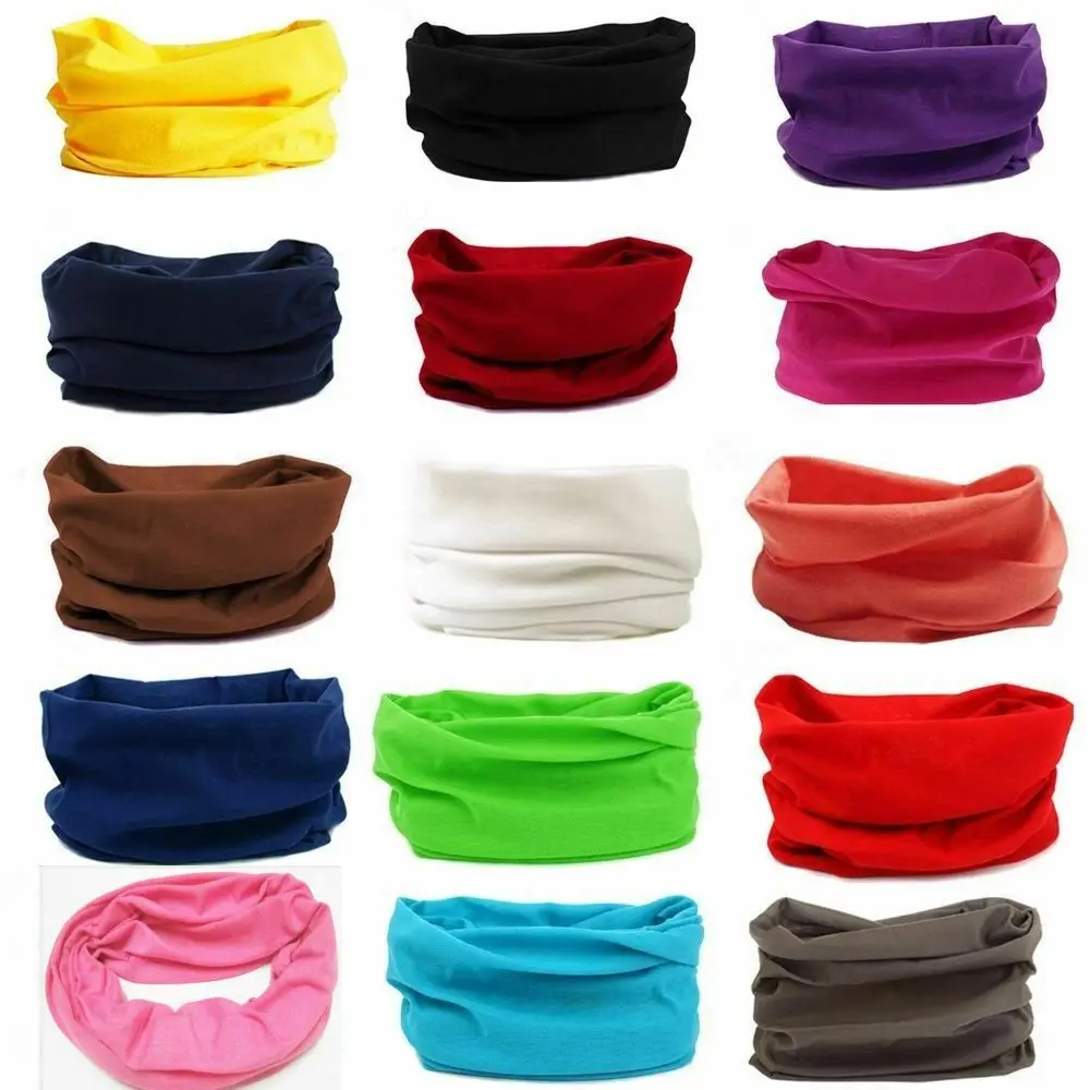 1/2/3/4Pcs Multifunctional Magic Head Tube Scarf Cycling Bandana Scarves Neck Gaiter Snood Outdoor Fishing Windproof Headband