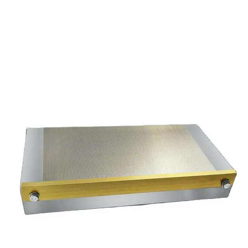 150x150mmUltrapowerful Grinder Sucker Cnc Permanent Magnetic Detail Disk Flat Plate Dense Brass Magnetic Table Engraving Machine