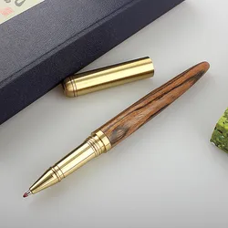 High Quality Black Luxury Wood Ballpoint Pen Business Gifts Ball Pen Writing Office School Supplies Stationery 03665