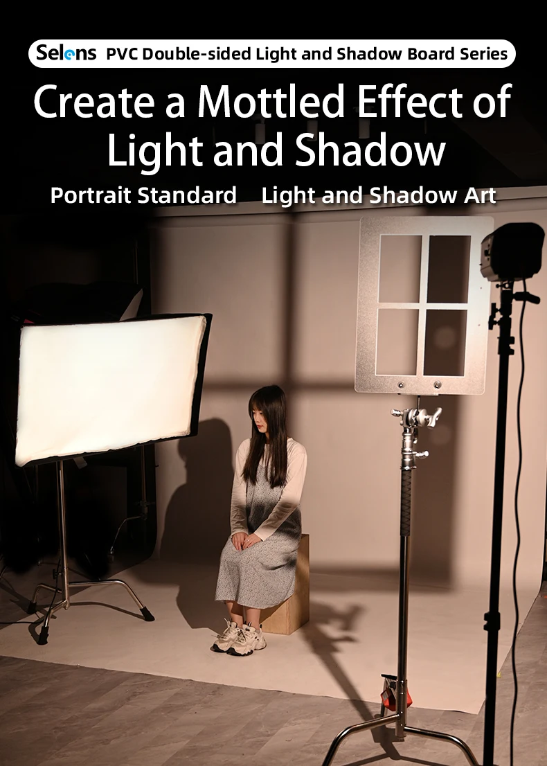 Creative Photography Light And Shadow Maker Photography Props Background Board for Photo Studio