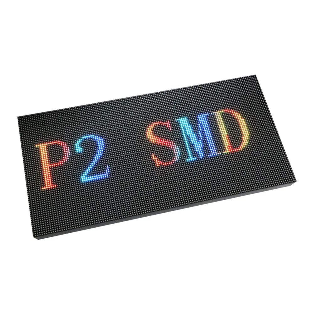 P2 Indoor LED Module 256*128mm RGB Full Color HD Video Advertising Wall Module 128*64 Pixels SMD1515