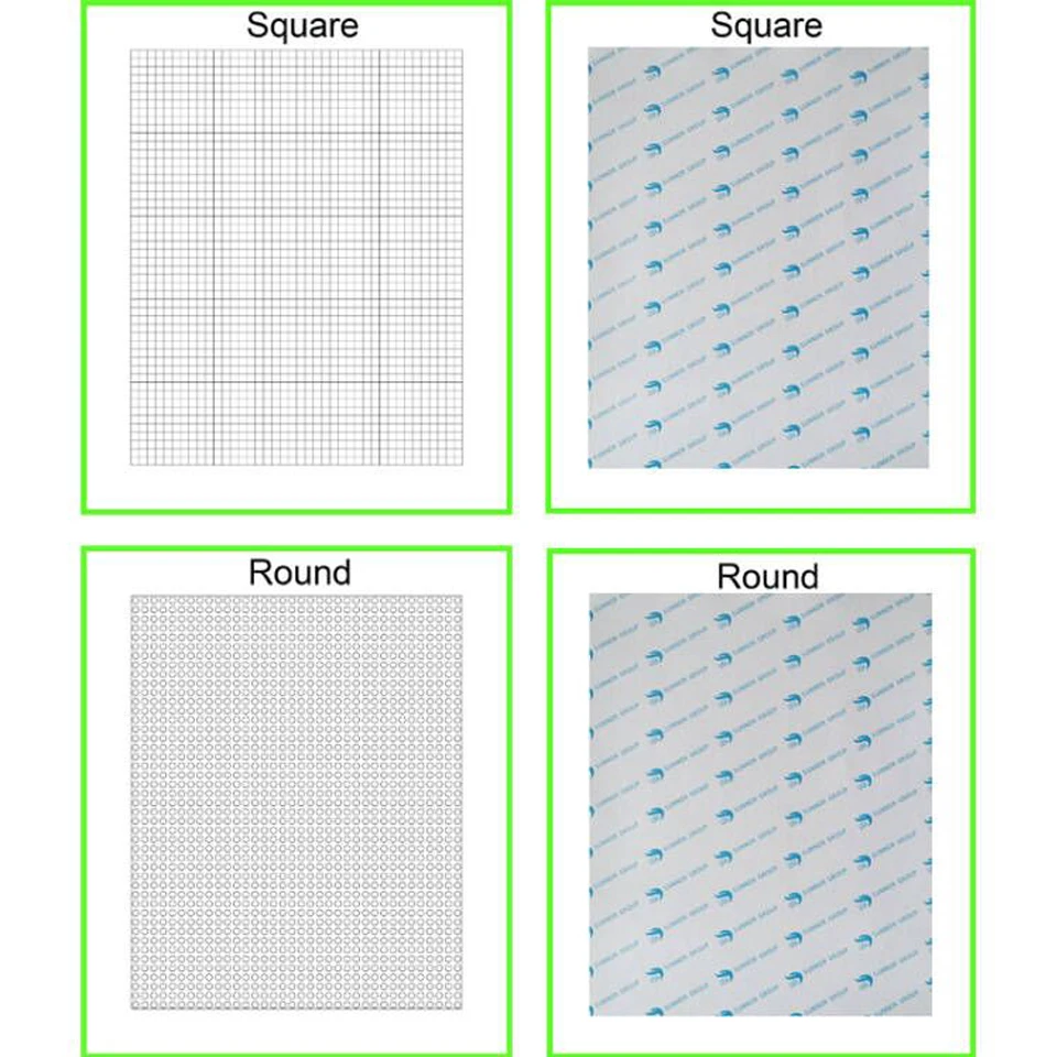 Blank Grid diamond painting square Round drill Canvas Empty Canvas Markings Canvas With Glue Diamond Painting Adhesive Accessori