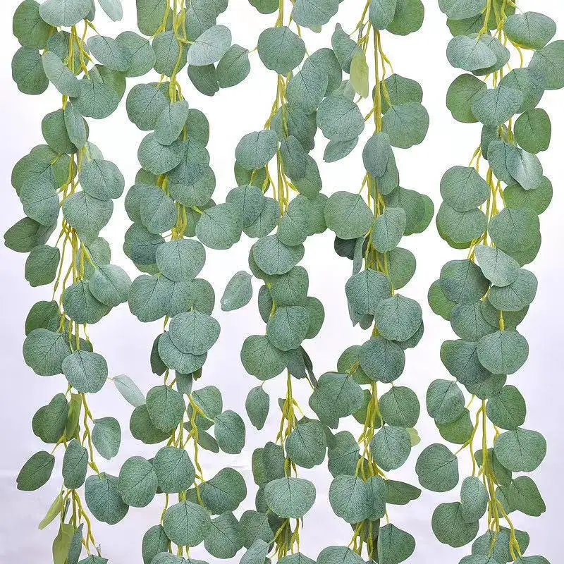 

3 Packs 2M Artificial Eucalyptus Garland Greenery Leaves Vines Plants for Wedding Home Party Arch Wall Garden DIY Decoration