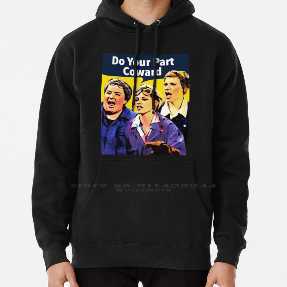 Do Your Part Coward Hoodie Sweater 6xl Cotton Saturday Night Live Kate Mckinnon Aidy Bryant Kristen Stewart Do Your Part Coward