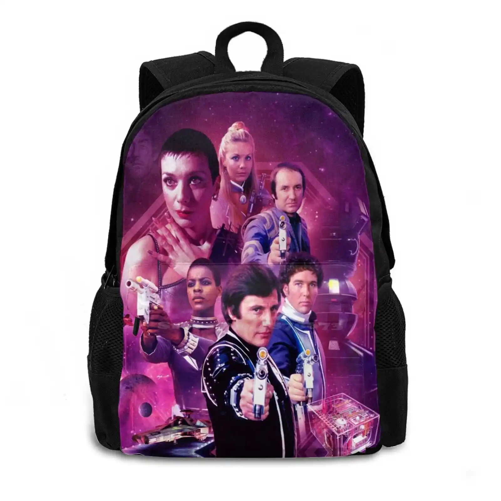 Blake's 7 Series 4 Montage Rucksack Knapsack Storage Bag Backpack Blakes 7 Blakes Seven Liberator Servalan Blake Travis Terry