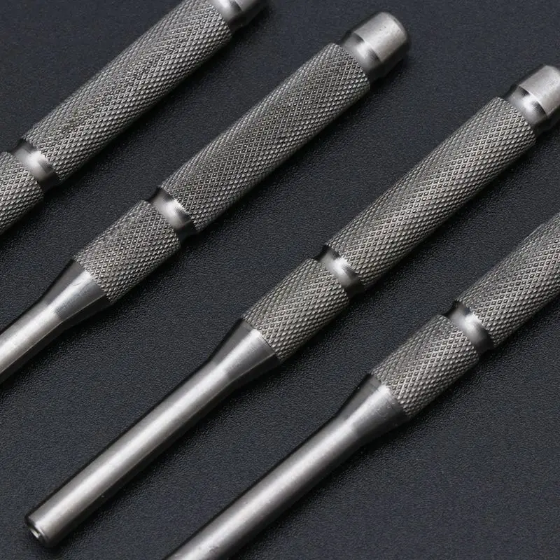 2020 nuovo 4 pz/set In Acciaio Inox Multi Size Hollow Fine Rotolo Pin Strumento di Avviamento Pugno Kit da 1/8 \