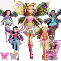 Believix Fee & Lovix Fee Regenboog Kleurrijke Meisje Pop Action Figures Fairy Bloei Poppen Met Klassieke Speelgoed Voor Meisje Gift