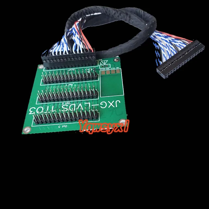 Yqwsyxl Signal LVDS connector splitter LVDS driver board advertising machine signal 1 turn 3 same screen display HD