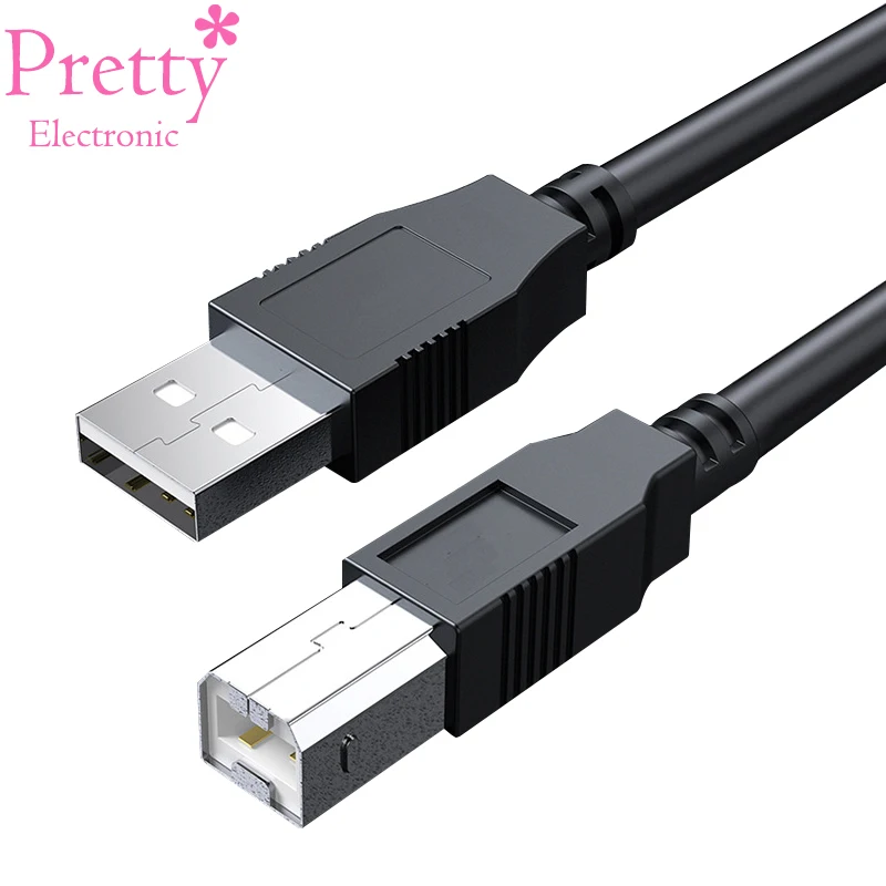 

USB 2.0 Printer Cable Male to Male Print Cables Sync Data Cord 1.5m 3m 5m 10m For Scanner Fax Machine printer