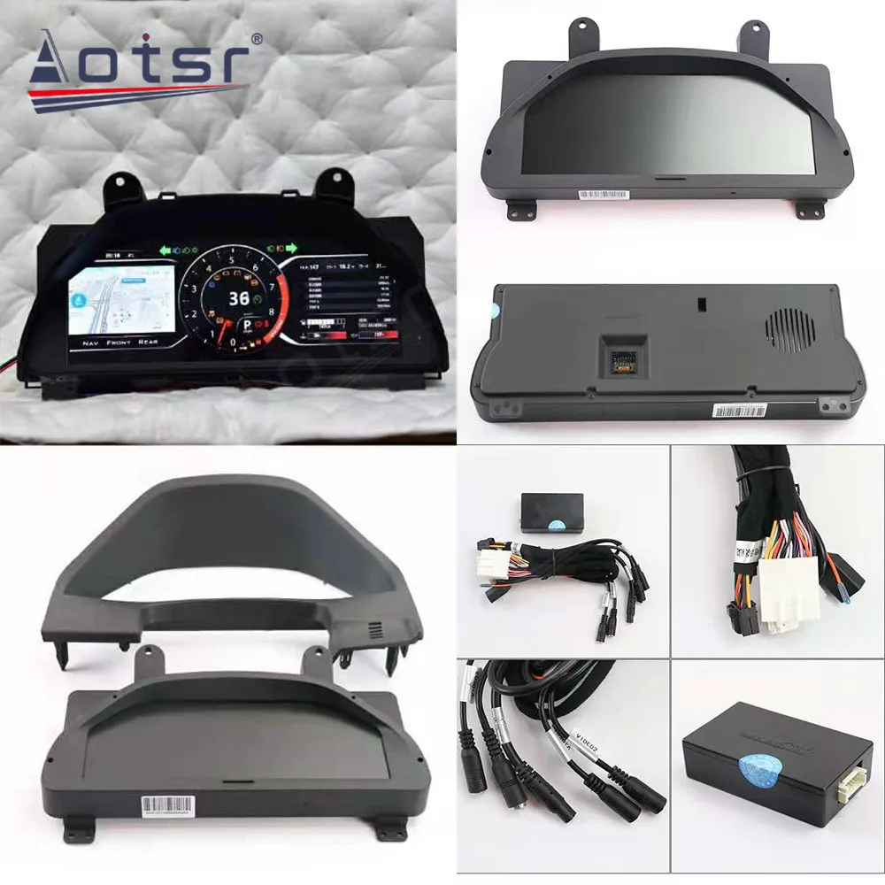 Car LCD Instrument Panel Replacement For Toyota Reiz 2010 + Dashboard Entertainment Intelligent Multimedia Linux