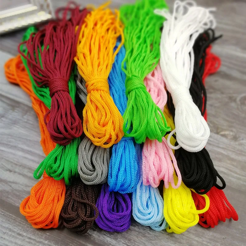 10 metri 6mm corda di cotone artigianale corda intrecciata decorativa per decorazione fatta a mano cordino fai da te Ficelles Couleurs cavo di filo