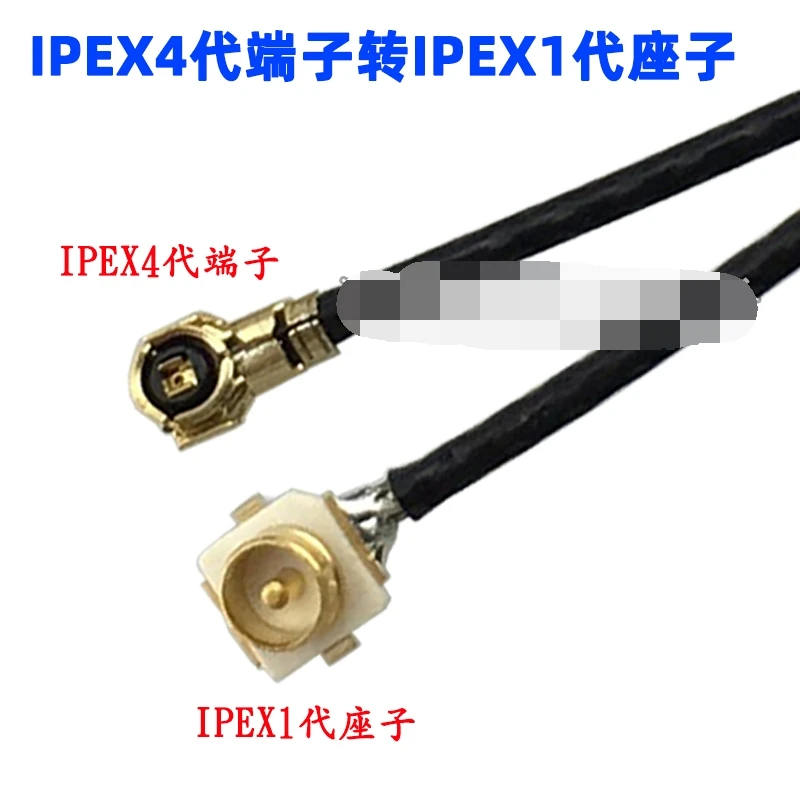 2pcs IPEX4 to IPEX IPEX-4 IPEX1 U.FL antenna cable MHF4 to U.FL NGFF to PCIe jack female male EM06 EM7455 EM7565 EM7430 ME906E