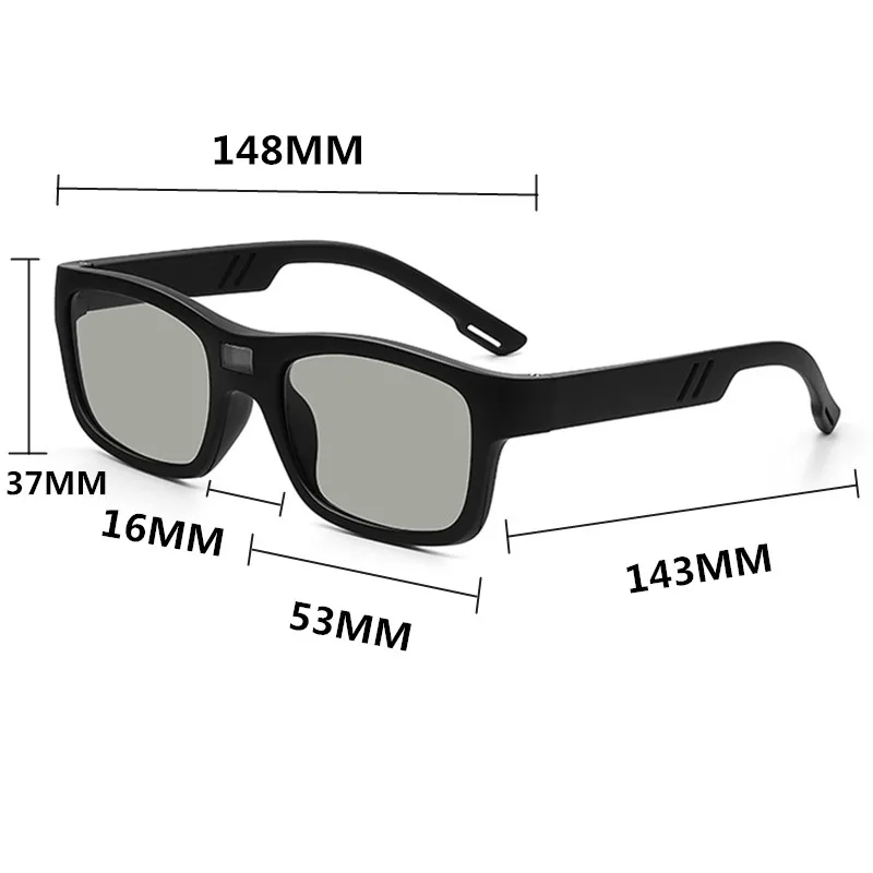 ZHIYI Smart Chameleon Driving Glasses LCD Computer Chip 0.1 Second Photochromic Polarized Sunglasses Wholesale Eye Protection