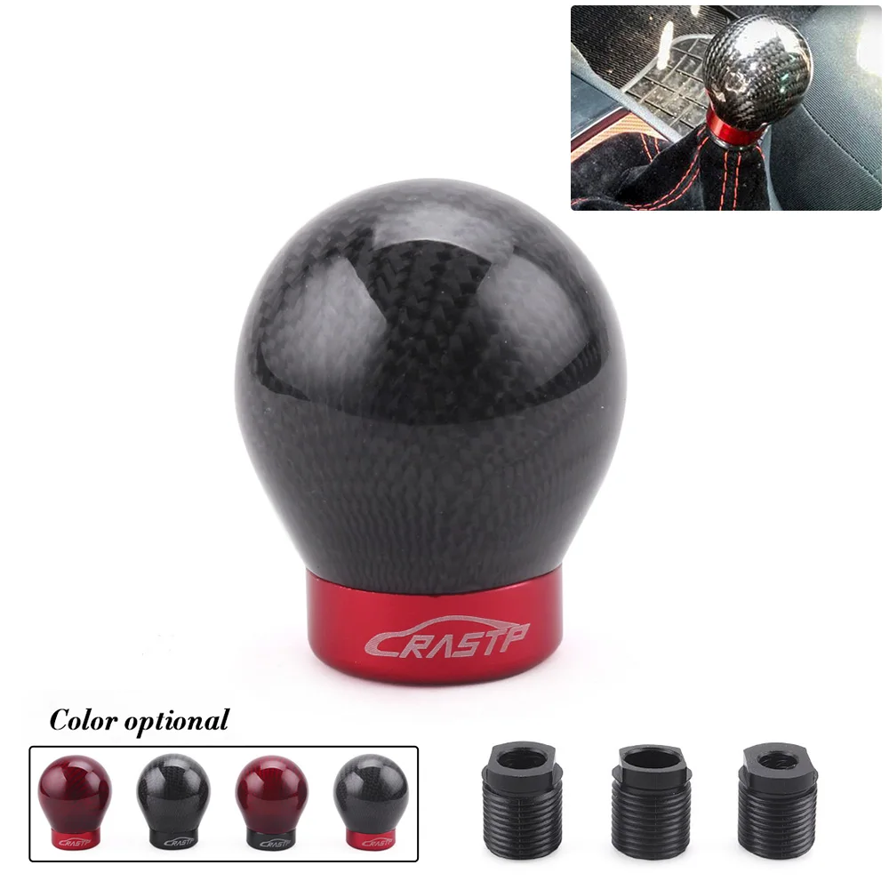 

RASTP-Racing Real Carbon Fiber Aluminum Gear knob Manual Transmission Gear Shift Knob Shifter Knob RS-SFN065