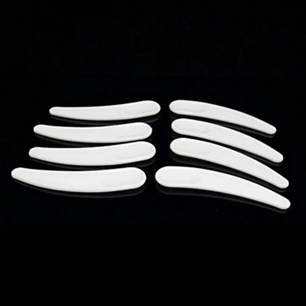 100pcs Mini Plastic Cosmetic Spatula Scoops Disposable Mask Spatula White Spoon Set Makeup Tools