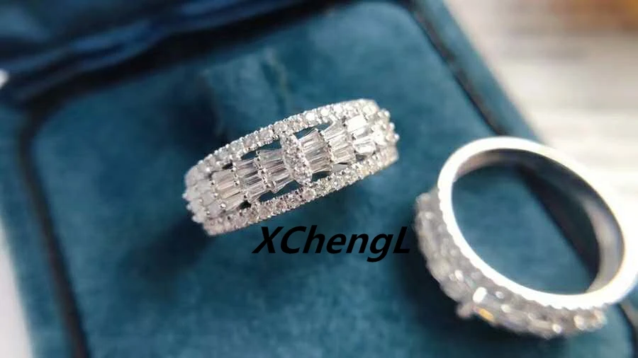 

2020 New Fashion 18K(AU750) Real Gold 0.5ct Diamond Ring Jewelry for Lady&Women&Party&Wedding