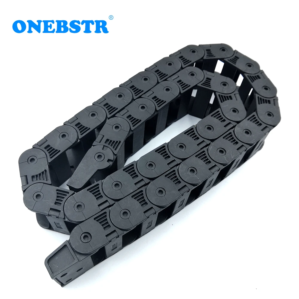 YCHEN 1 Meter 18x37mm Cable Chain Wire Carrier Drag Holder Towline Bridge Type For CNC Engraving Machine Tool Transmission Parts