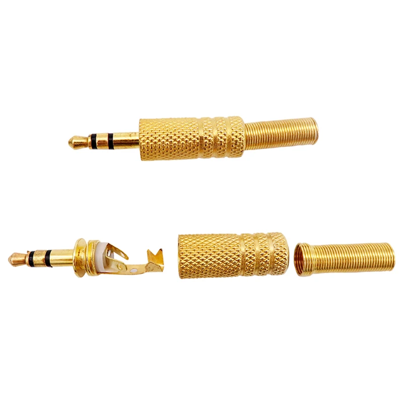 3.5มม.ปลั๊กเสียง RCA ตัวเชื่อมต่อ RCA ปลั๊กเสียง3.5แจ็คสเตอริโอหูฟังแบบ Dual Track