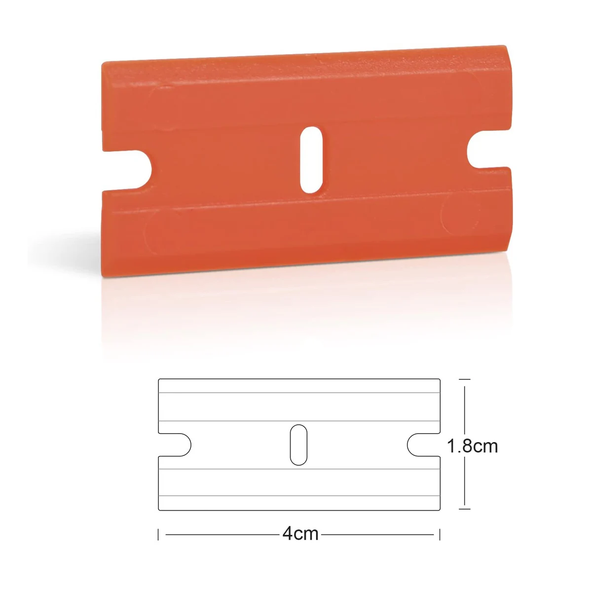 50 / 100pcs Razor Blade Scraper Plastic Window Glass Glue Cleaner Remover Knife Blades Tinting Label Decal Adhesive Remover Tool