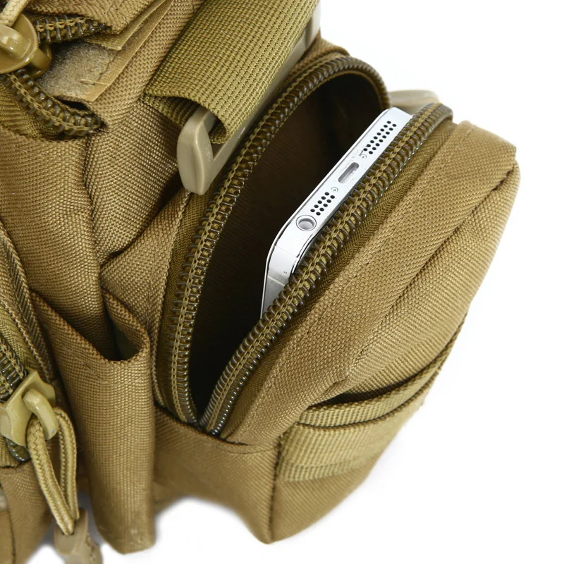 Outdoor Waterproof Nylon Waist Packs Men Women Camouflage Chest Bag Fanny Pack Riding Hunting Photography Bags