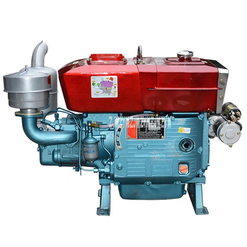 20-horsepower Agricultural Single-Cylinder Water-Cooled Diesel Engine ZS1110/ ZS1110M Electric Start Diesel Engine 20hp 2200R/M