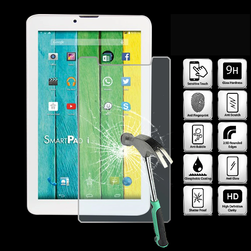 For MEDIACOM SmartPad i7 - 9H Tablet Tempered Glass Screen Protector Cover Explosion-Proof High Quality Screen Film