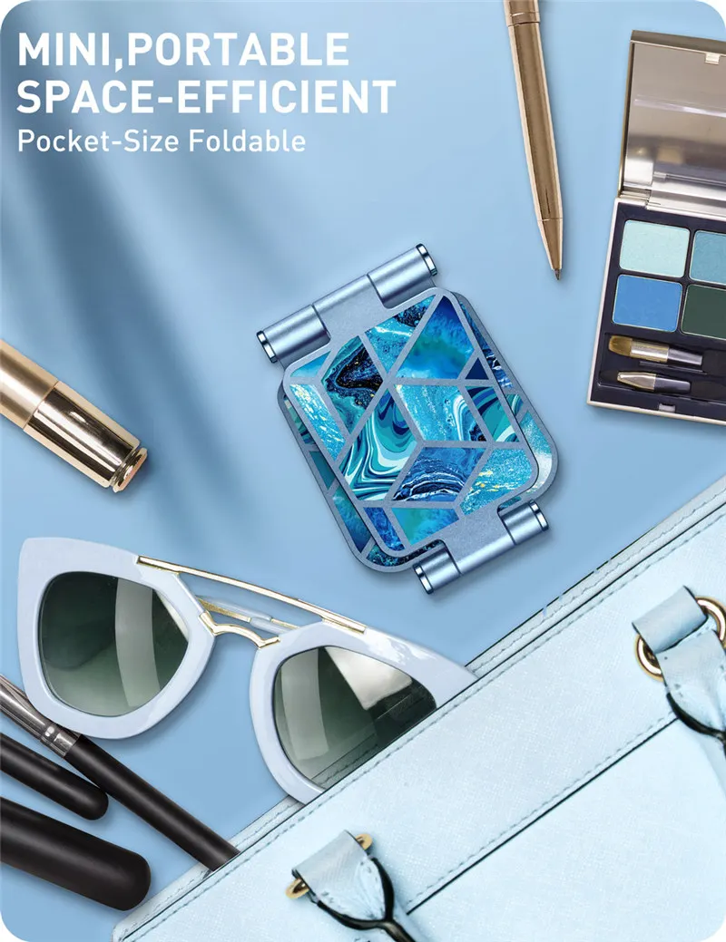 Adjustable Cell Phone Stand Holder I-Blason Phone Dock Multi Angle Compatible with Smart Phone For iPhone For Android Smartphone