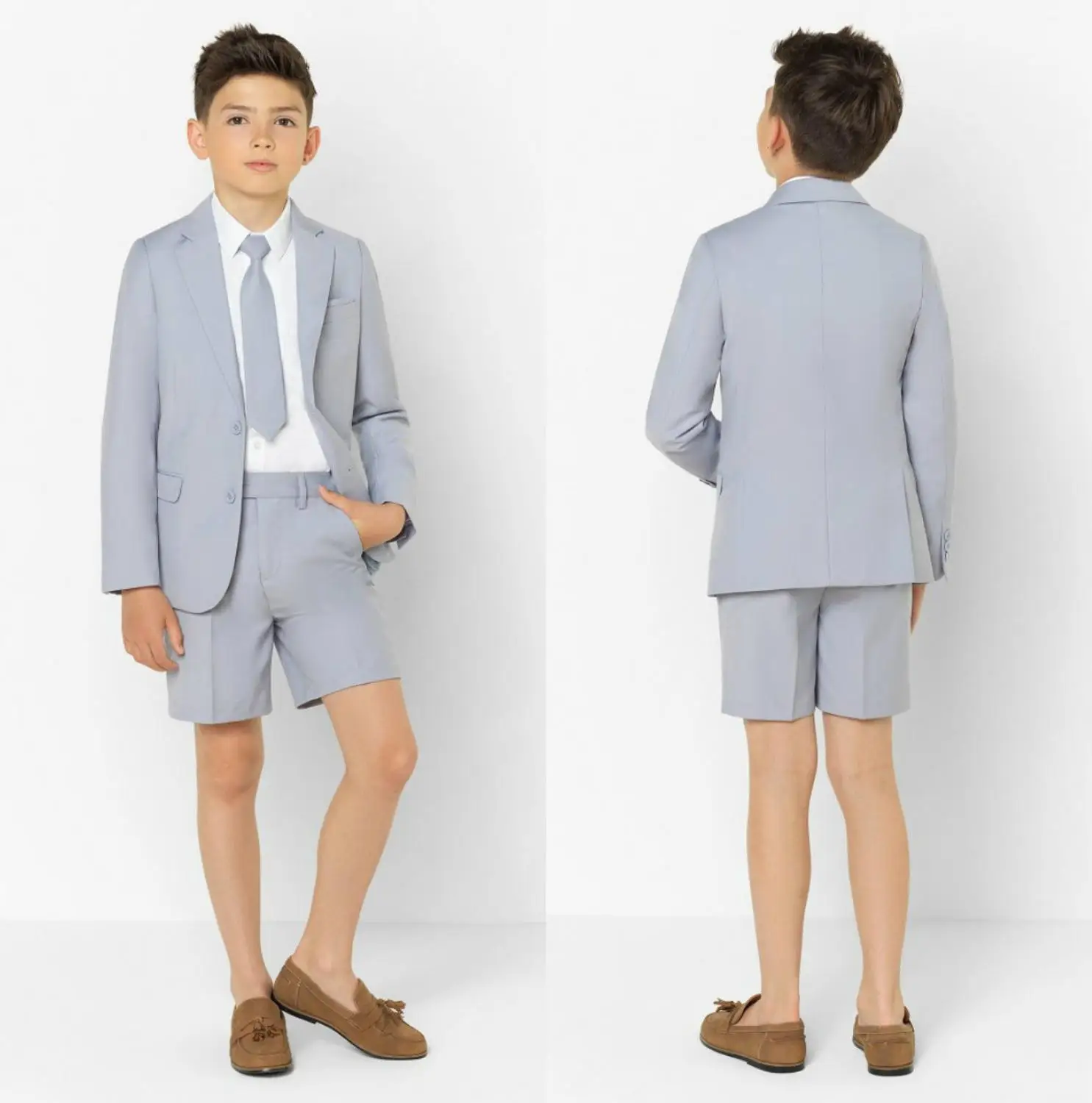 Xinkaifa-traje Formal para niños, Blazer para fiesta de Fortnight, trajes de verano para bodas, ropa para adolescentes, trajes para niños