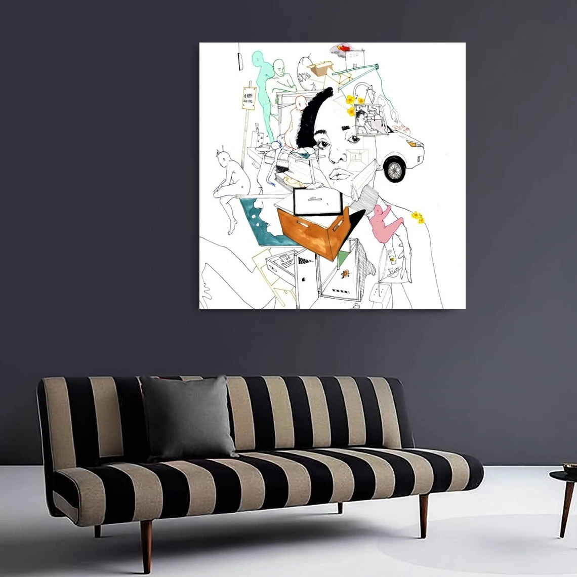 Noname Room 25 ألبوم موسيقى ملصق لوحة جدران المنزل الديكور (بدون إطار)