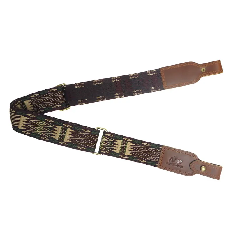 Imagem -04 - Algodão Couro Hunting Rifle Gun Sling Belt Air Shotgun Alça de Ombro Ajustável até 119cm Acessórios de Arma Tática