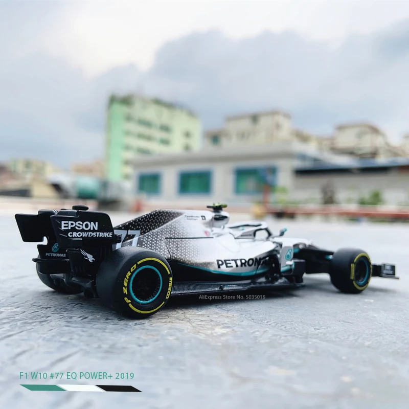 Bburago-Diecast Alloy Model Car, Fórmula de corrida F1, Simulação estática, 1:43, SF90, SF71H, SF70H, SF16H, RB15, RB12, RB13, RB14, W10, 2019