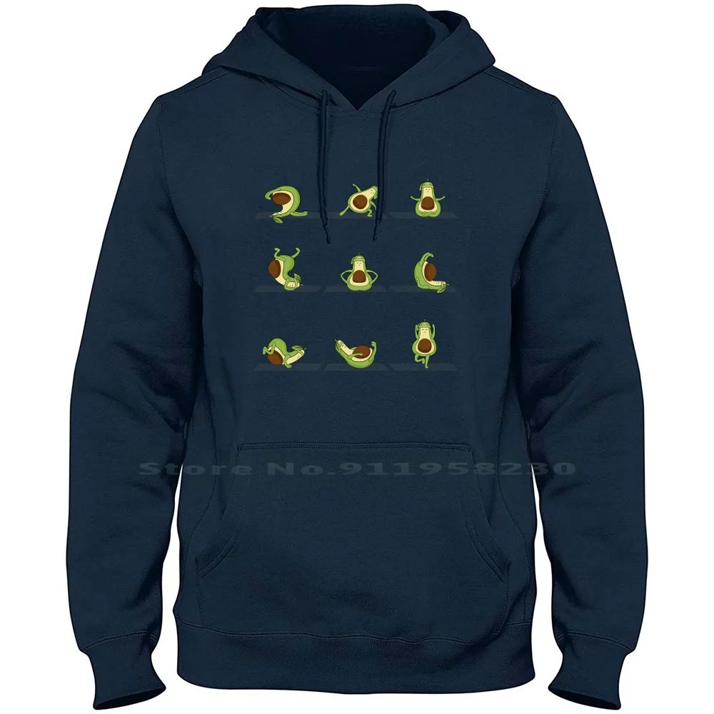 

Avocado Yoga Men Women Hoodie Pullover Sweater 6XL Big Size Cotton Meditation Fitness Lover Yoga Over Art Do