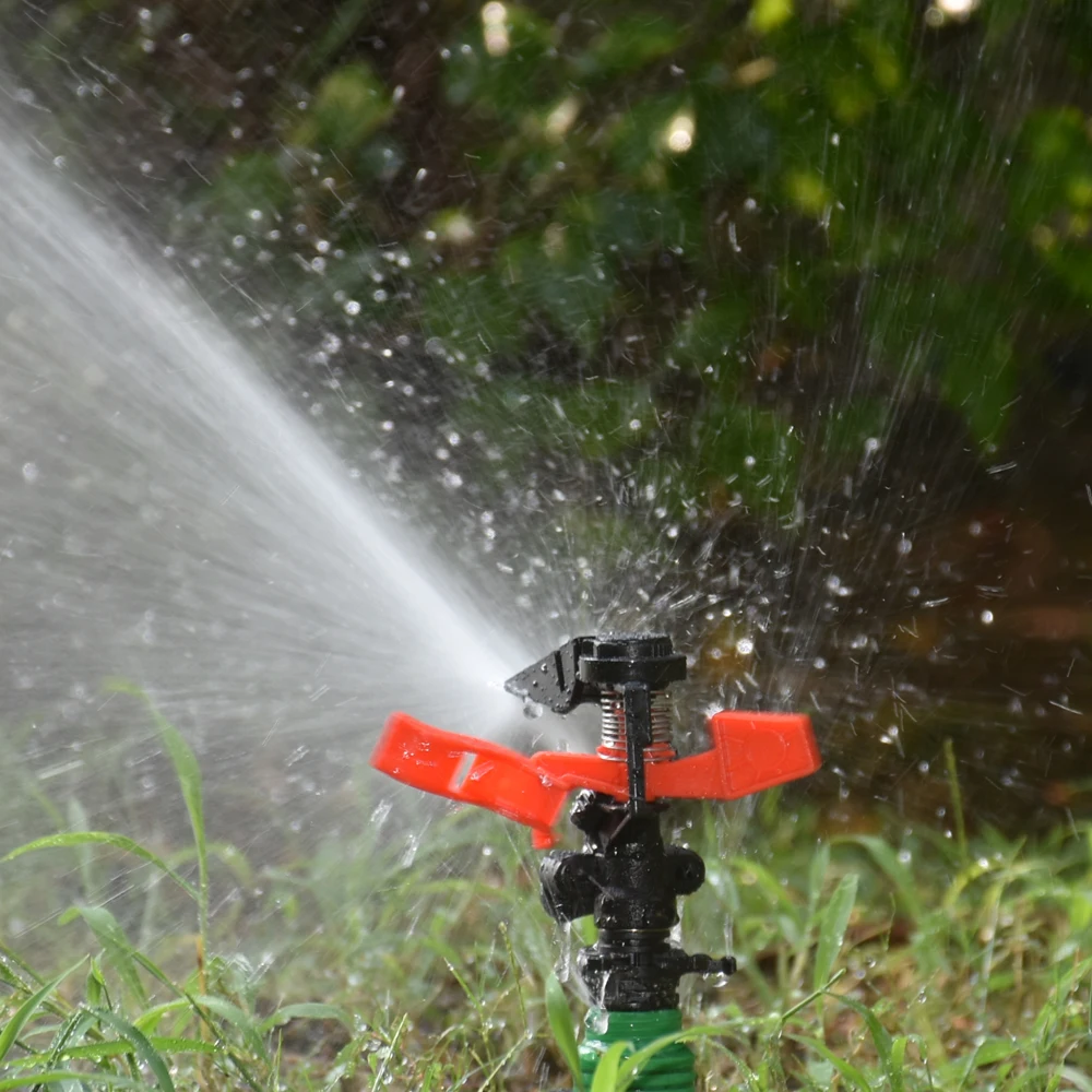 360 Degrees Rotating Jet Sprinklers Adjustable Rocker Nozzle For Garden Irrigation Lawn Farm