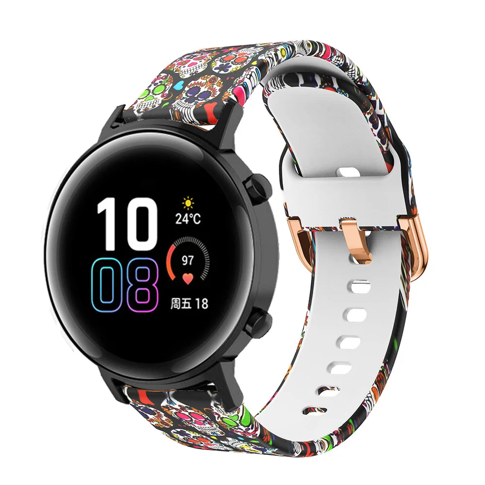 20mm Armband Für Huawei Ehre magie Uhr 2 GT 2 42mm Silikon Band Handgelenk Ersatz Sport Smart armband Armband Band