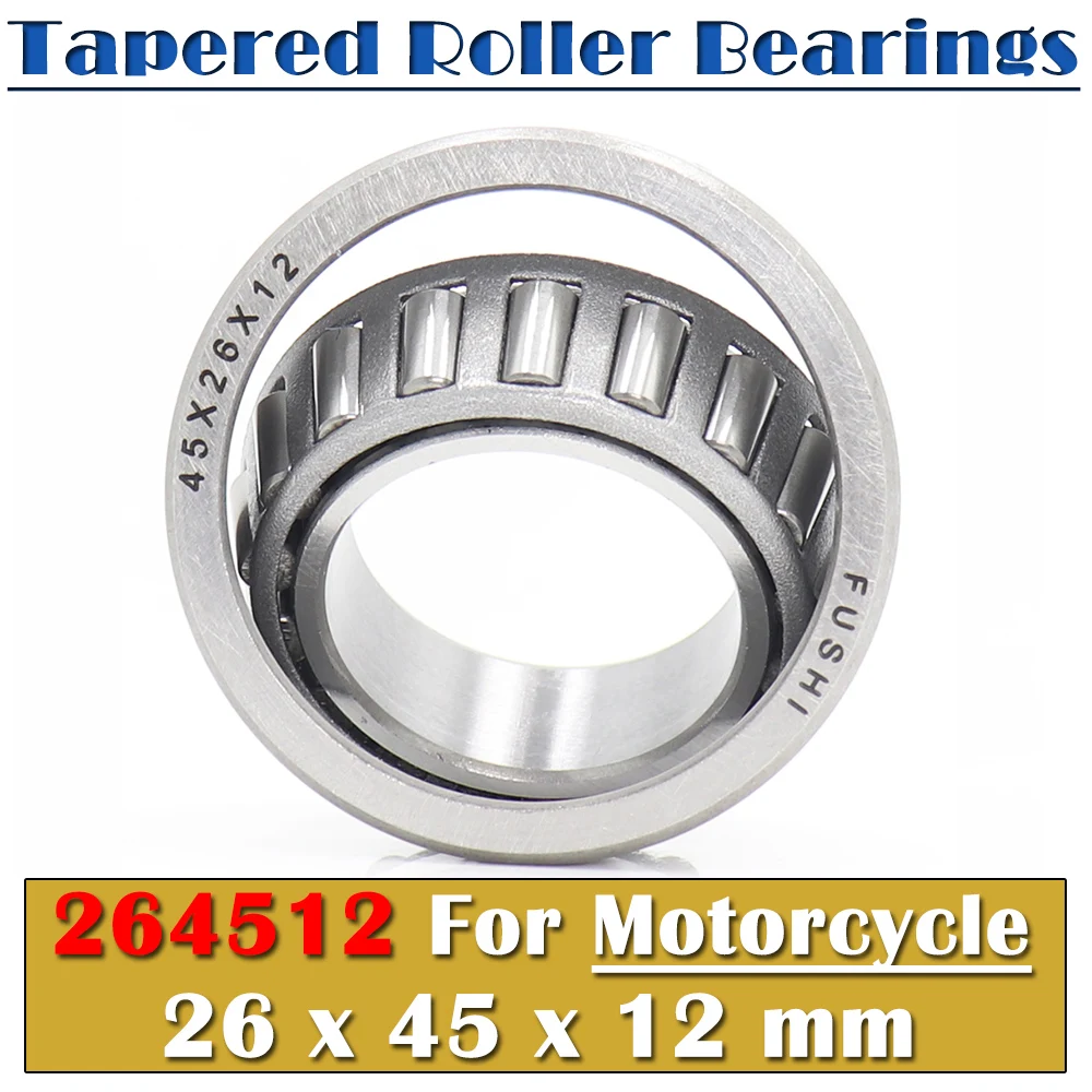 264512 Steering Head Bearing 26*45*12 mm ( 1 PC ) Tapered Roller Motorcycle Bearings