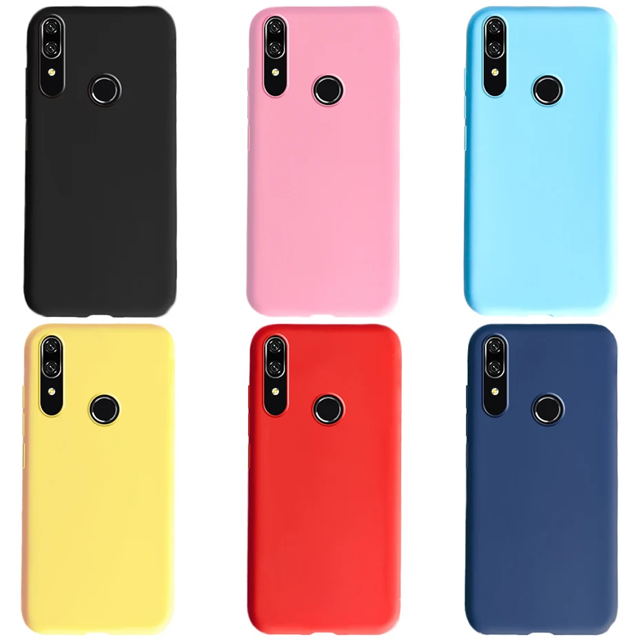 For Cover Huawei P Smart Z Case Plain Silicone Soft TPU Phone Case For Huawei P Smart Z PsmartZ Psmart Z STK-LX1 STK LX1 6.59