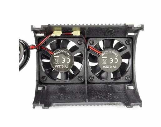 SKYRC Motor Heat Sink With Two Cooling Fans for 1/5 Scale RC Car Motor X528 Brushless Motor Diameter 55mm Motor Cooling Fan