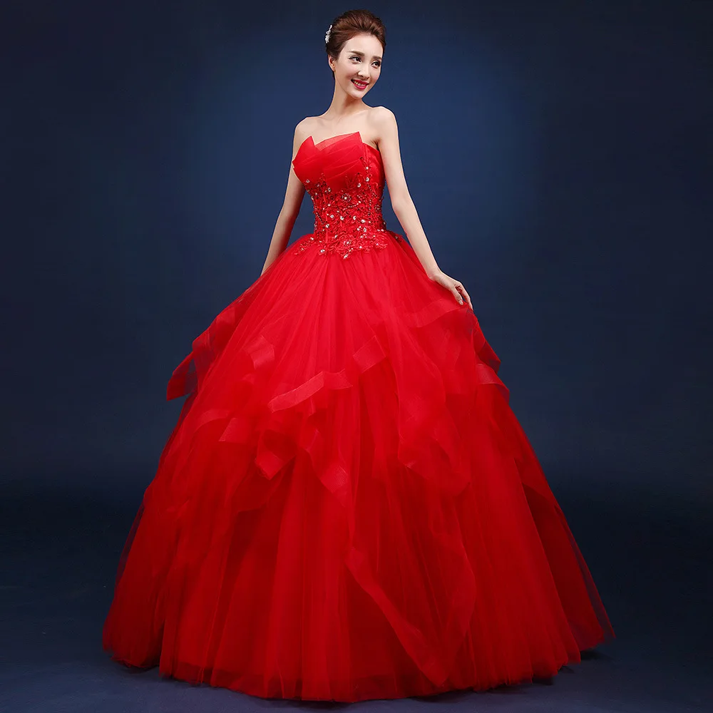 Quinceanera Jurken 2021 De Partij Prom Elegante Strapless Baljurk 5 Kleuren Formele Homecoming Quinceanera Dress Custom Size F