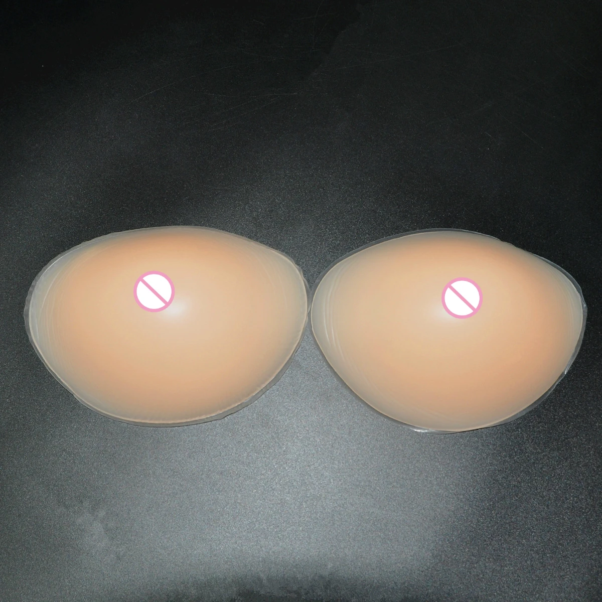 

150g/Pair Nude Color Transparent Boobs Pads Realistic Silicone Breast Enlargement Push Up Pads Invisible Soft Cup Increase