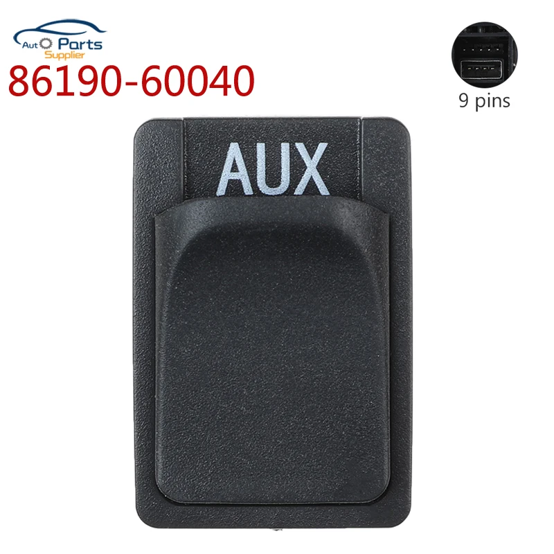 

Центральная консоль YAOPEI 86190-60040 8619060040, Aux/USB порт для Toyota, автозапчасти, USB вспомогательный интерфейс, адаптер, черные автомобильные аксессуары