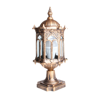 European Retro Outdoor Pillar Lamp Landscape Corridor Porch Path Post Pillar Light Bollard Light For Home