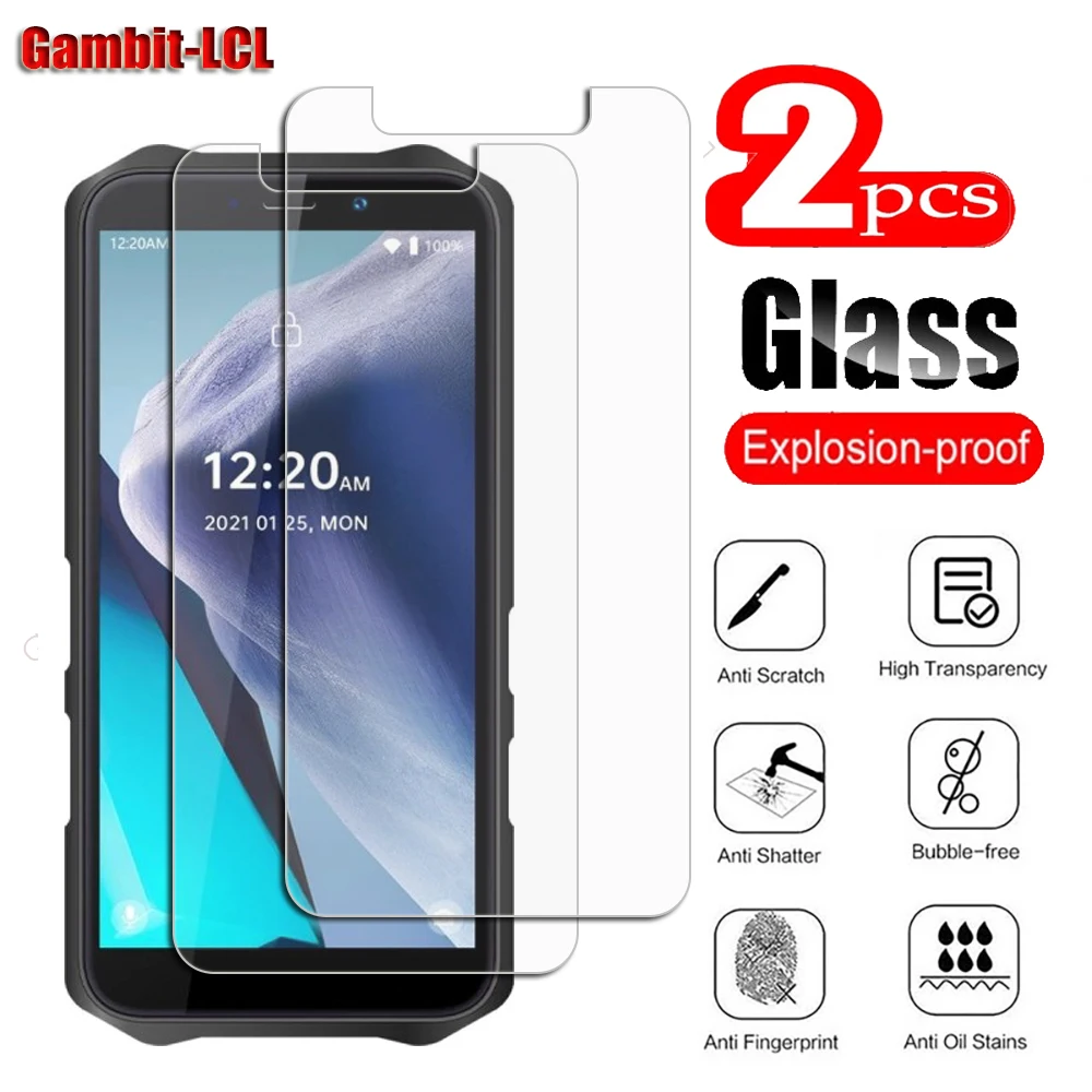 2PCS Original 9H HD Protective Tempered Glass For Oukitel WP12 Pro 5.5