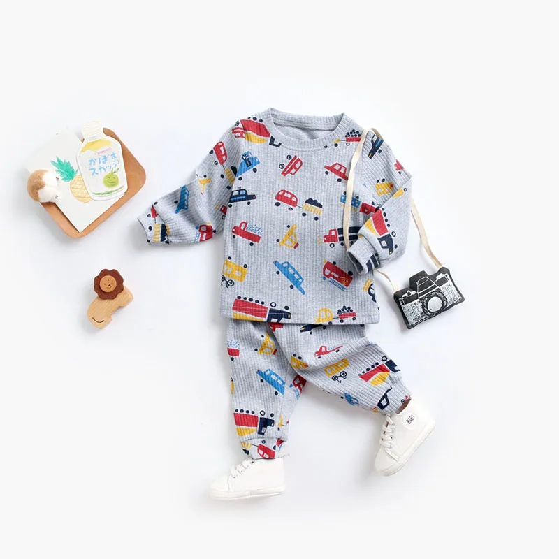 MILANCEL Baby Pajamas Set Cartoon Sleepwear