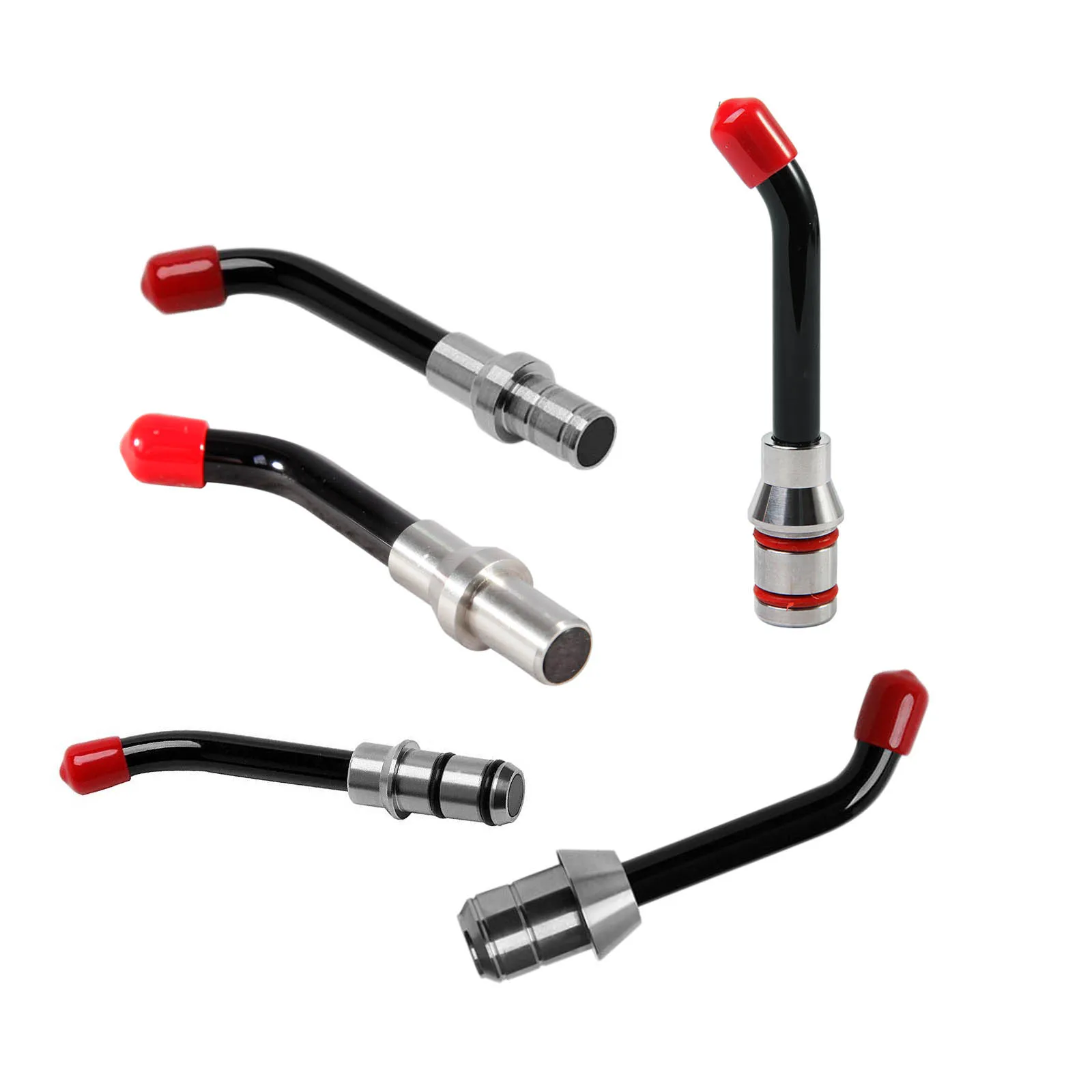 5 Types Dental Universal Optical Fiber Guide Rod Tips LED Curing Light Replacement Fit Cordless Curing Lamp
