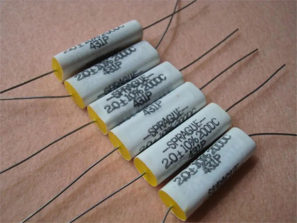 1pcs/1lot US SPRAGUE Sibi 431P 200V 2UF generation 2.2UF antique frequency divider HI-FI capacitor infinite capacitor